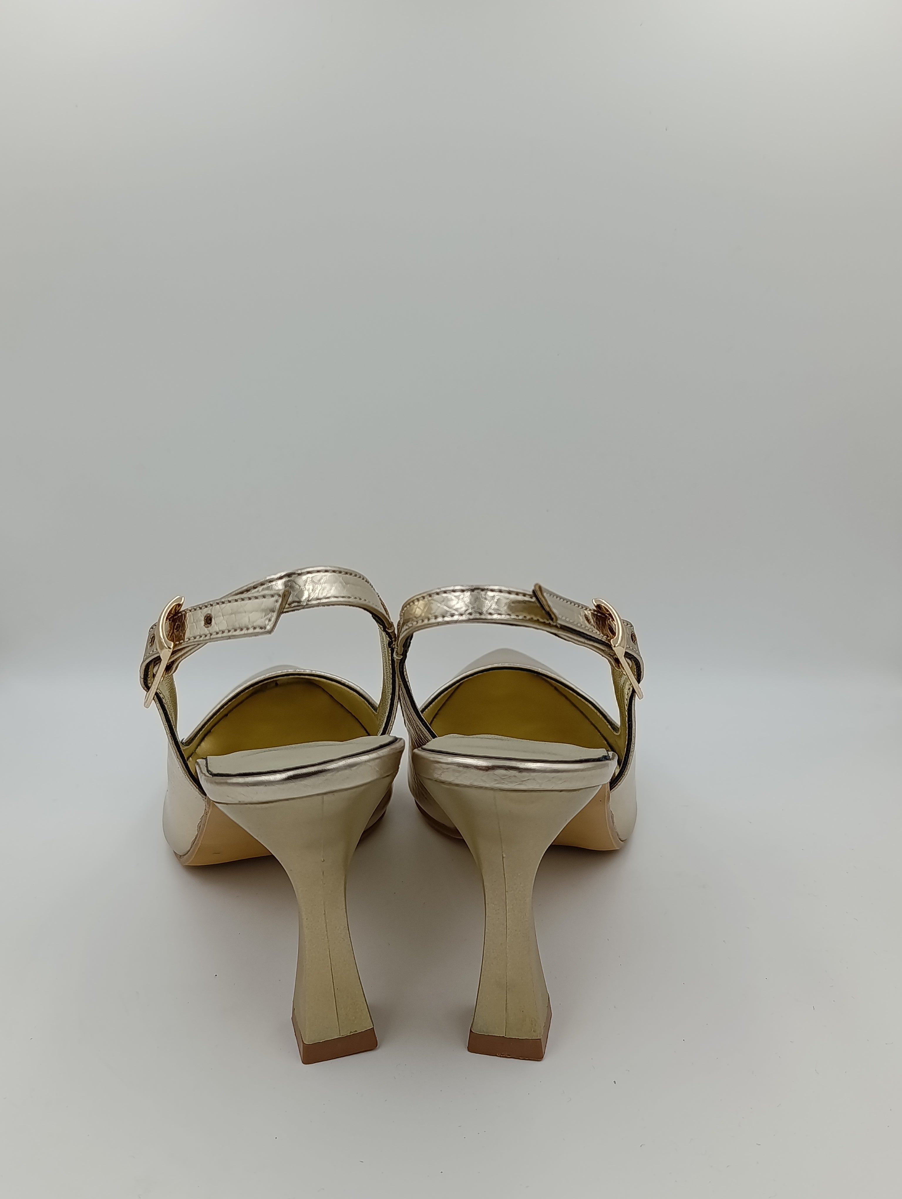 Gold Rugan 9 Cm Kadeh Topuklu Kadın Ayakkabı